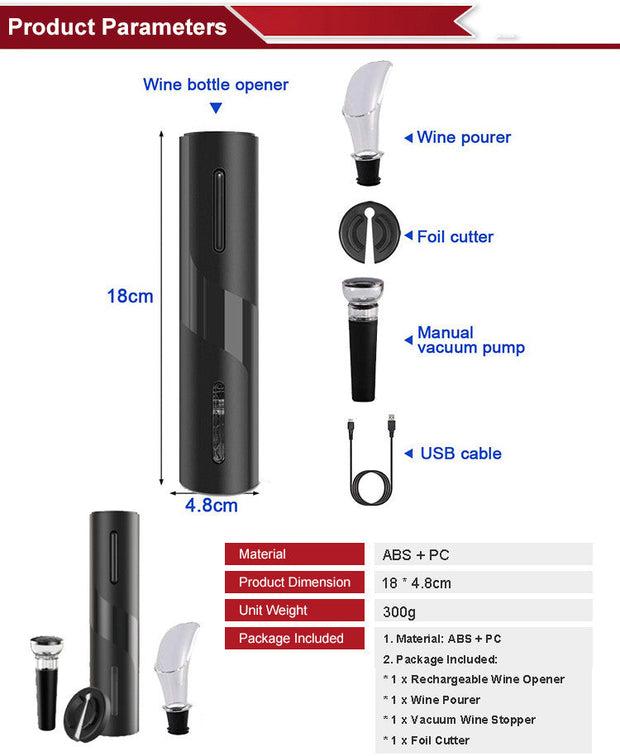 Electric Wine Opener By Ariteo